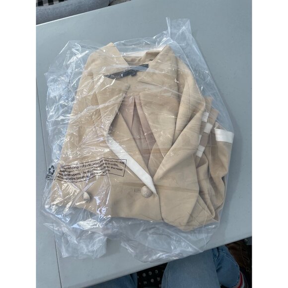 Kathy Ireland Fashion 360 Royal Diana Faux Ever Leather Trim Peacoat Size 1X NEW - Picture 4 of 9